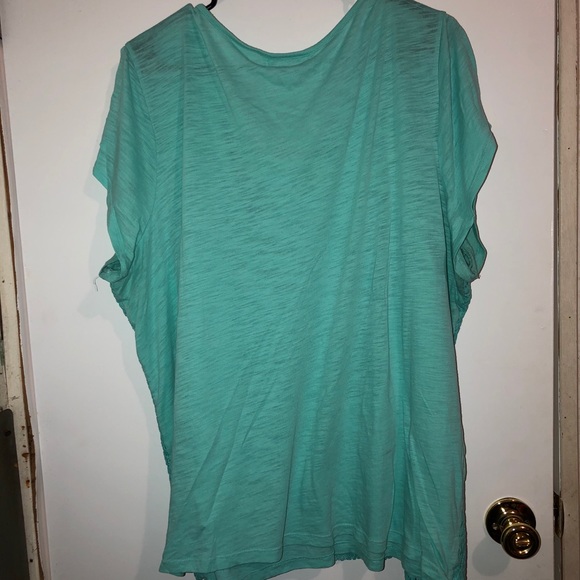 Liz Claiborne Teal Shirt - Picture 2 of 3